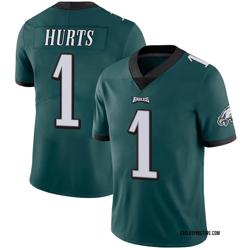  alt=&quot;Adult Limited Jalen Hurts Philadelphia Eagles Green Midnight Team Color Vapor Untouchable Jersey&quot; width=500