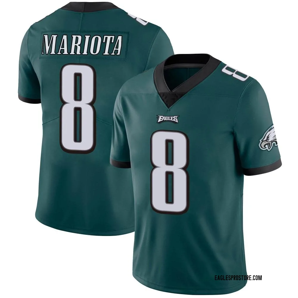 Adult Limited Marcus Mariota Philadelphia Eagles Green Midnight Team Color Vapor Untouchable Jersey