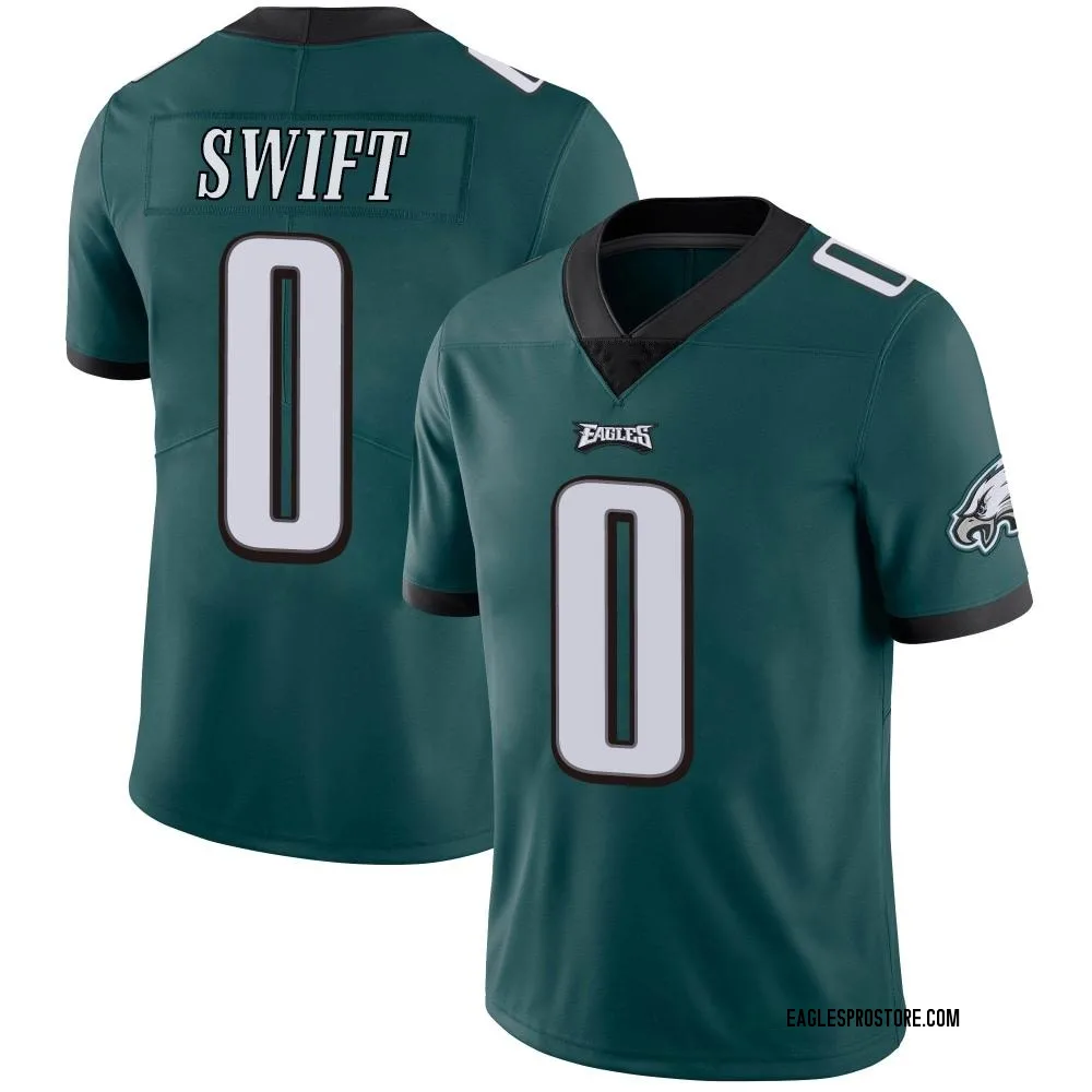 "Youth Limited D'Andre Swift Philadelphia Eagles Green Midnight Team Color Vapor Untouchable Jersey"